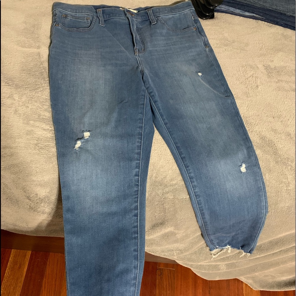 Madewell 10 inch high rise jeggings